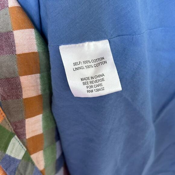 Modcloth Women's Looking Back Plaid Gingham Retro Pocket Dress Size Medium - Picture 7 of 9